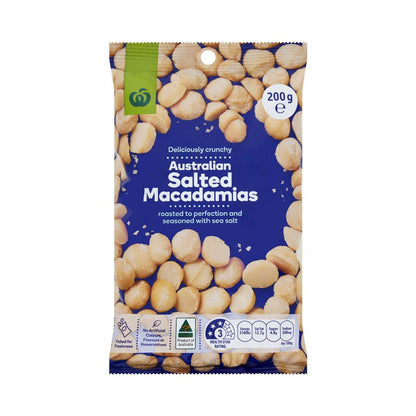 Woolworths Salted Macadamias 200g