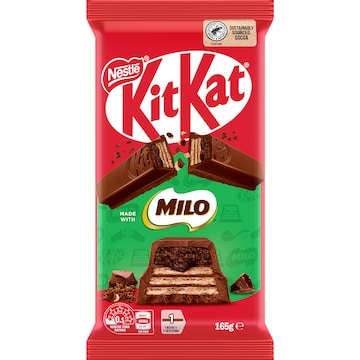 KitKat Milo Milk Chocolate Block 165g