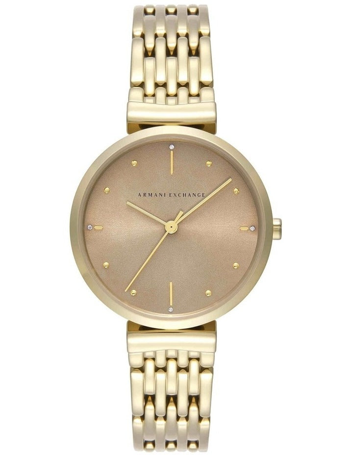 Analogue AX5916 Watch in Gold