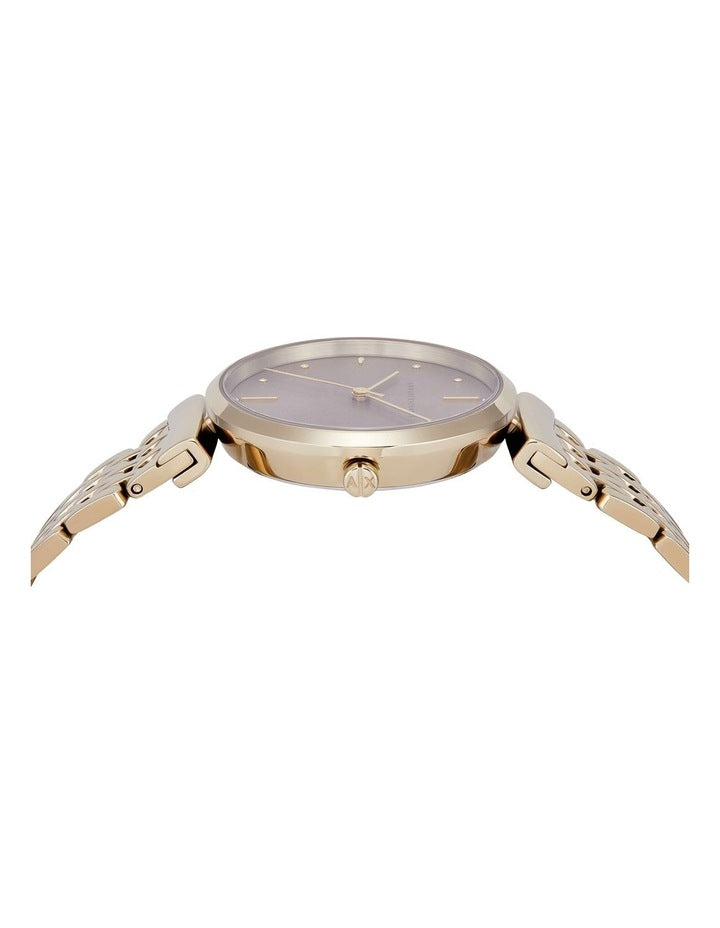 Analogue AX5916 Watch in Gold
