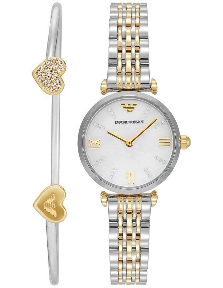 Analogue Watch AR80078SET in Two Tone