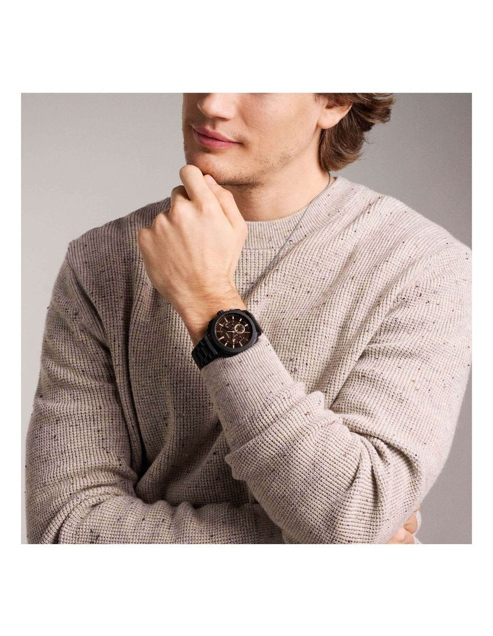 Machine Chronograph Watch FS6097 in Black