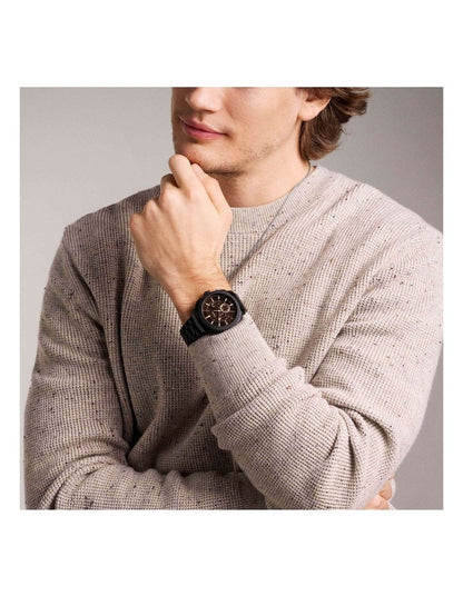 Machine Chronograph Watch FS6097 in Black