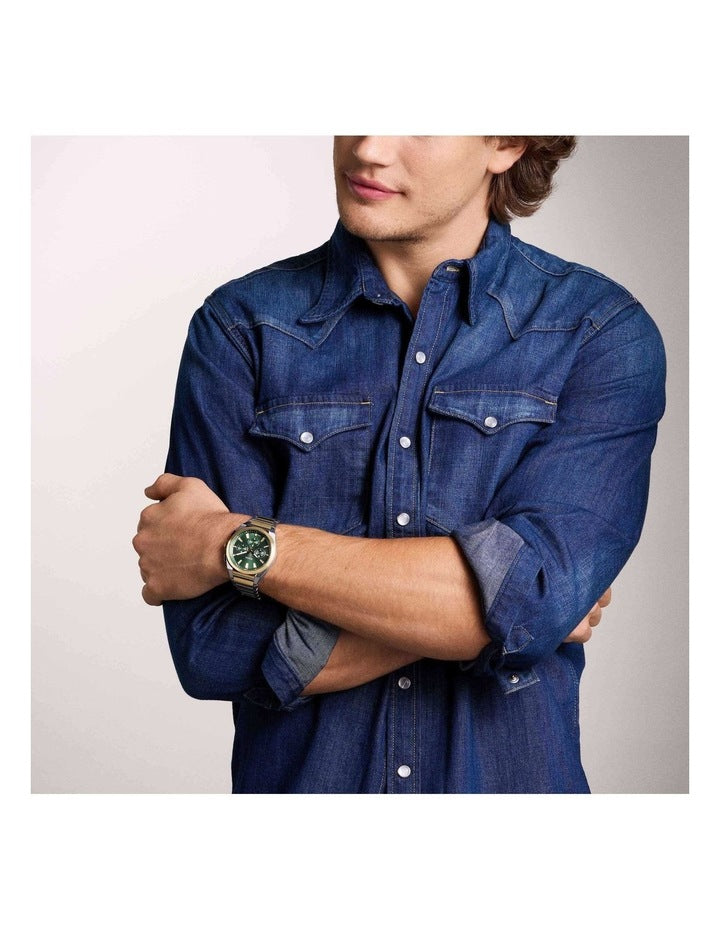Everett Chronograph Watch FS6106 in Two Tone