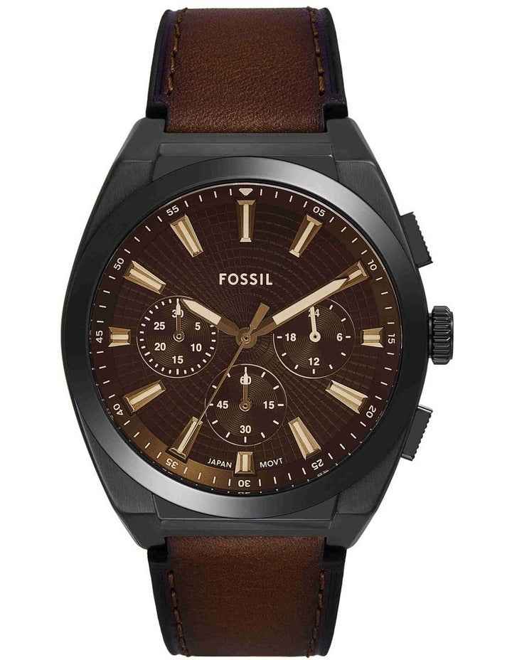 Everett Chronograph Watch FS6108 in Brown