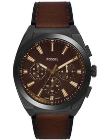 Everett Chronograph Watch FS6108 in Brown