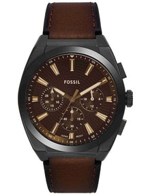 Everett Chronograph Watch FS6108 in Brown