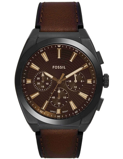 Everett Chronograph Watch FS6108 in Brown