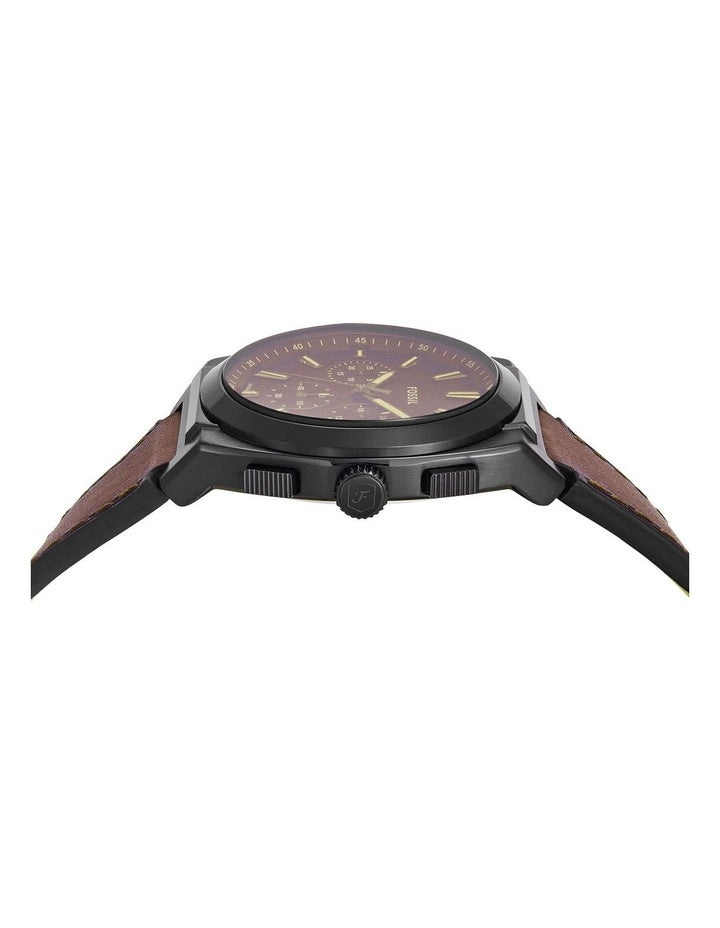 Everett Chronograph Watch FS6108 in Brown
