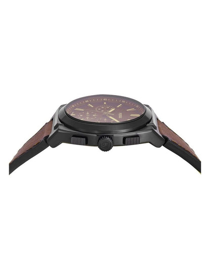 Everett Chronograph Watch FS6108 in Brown