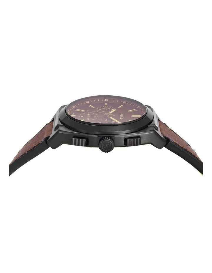 Everett Chronograph Watch FS6108 in Brown