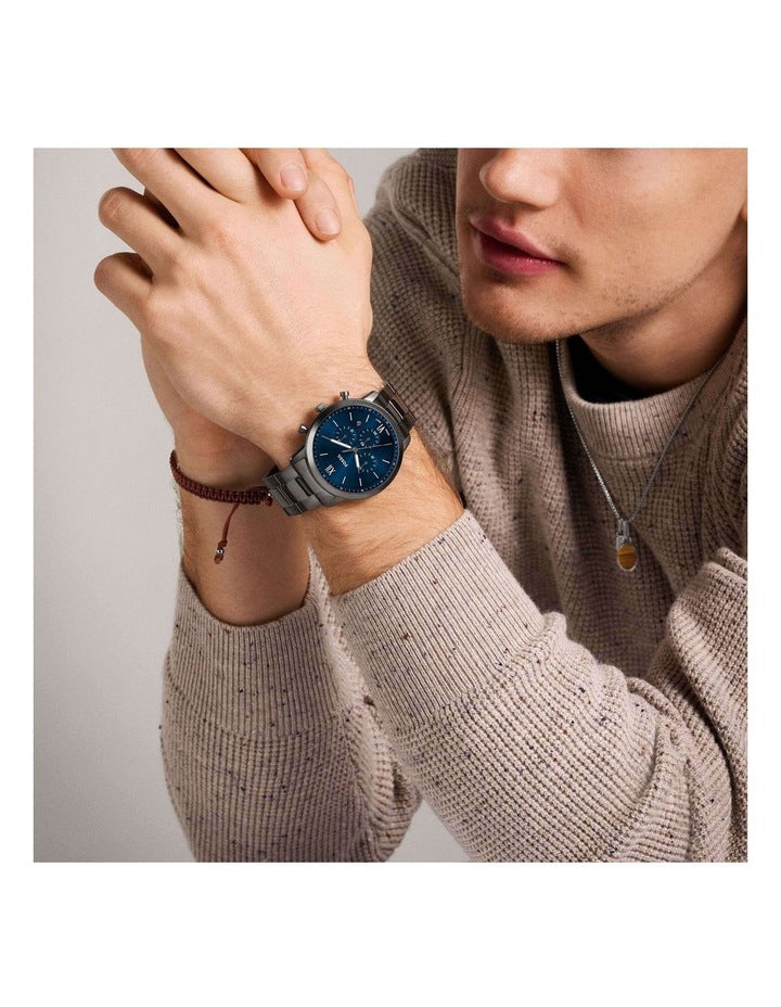 Neutra Chronograph Watch FS6111 in Gun-Metal