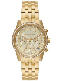 Ritz Chronograph MK7530 Watch in Gold