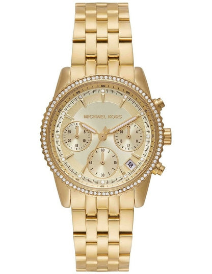 Ritz Chronograph MK7530 Watch in Gold
