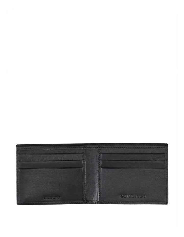 Embossed Bi-Fold Wallet in Black
