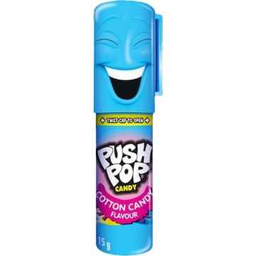 Topps Push Pop Candy Assorted 15g