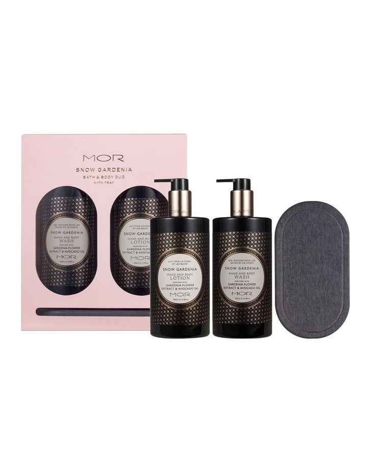 Snow Gardenia Bath & Body Duo with Tray