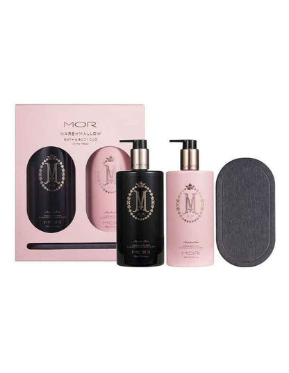Marshmallow Bath & Body Duo with Tray