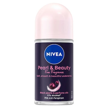 Nivea Black Pearl & Beauty Roll On Deodorant 50mL