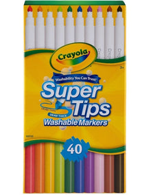 40ct Super Tips Washable Markers Share Pack in Multi