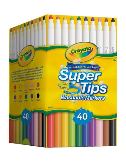 40ct Super Tips Washable Markers Share Pack in Multi