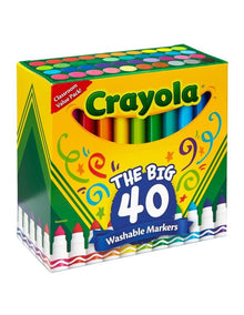 The Big 40 Washable Markers