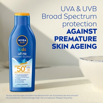 Nivea SPF 50+ Sun Kids Ultra Protect & Play Sunscreen Lotion 200mL