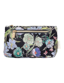 Small Cosmetic Bag in Fleur Ink
