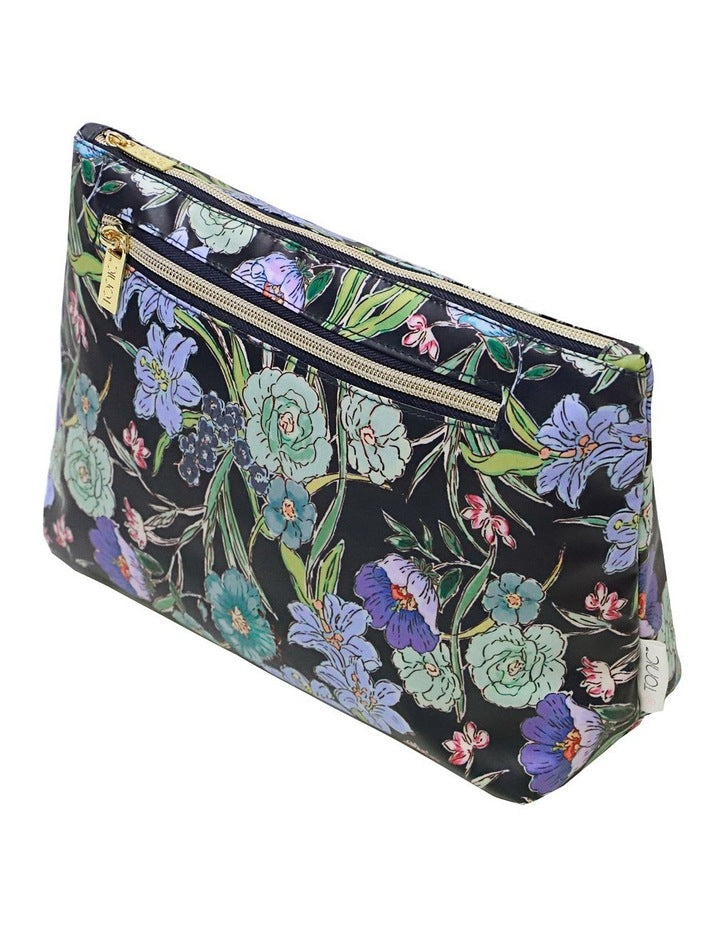Large Cosmetic Bag in Ink