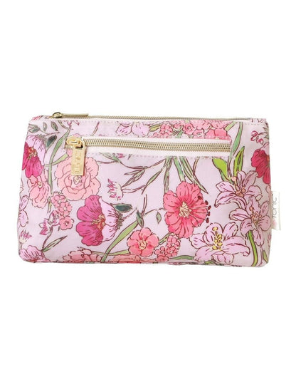 Small Cosmetic Bag in Fleur Rose