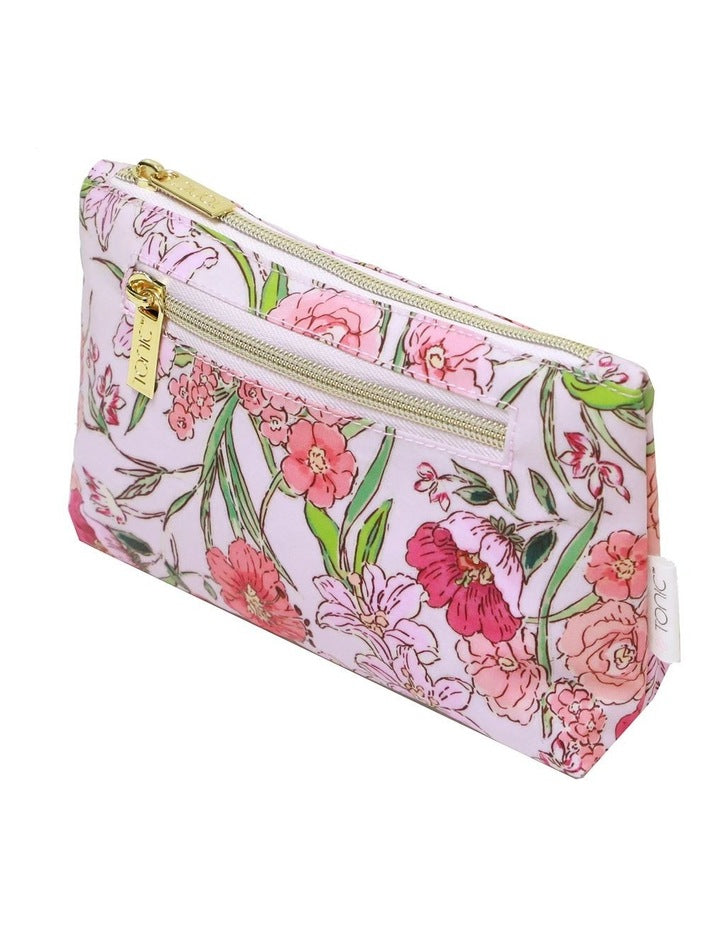 Small Cosmetic Bag in Fleur Rose