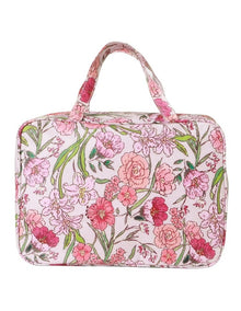 Hanging Cosmetic Bag in Fleur Rose
