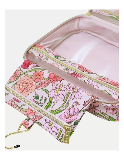 Hanging Cosmetic Bag in Fleur Rose
