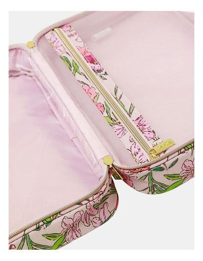 Hanging Cosmetic Bag in Fleur Rose