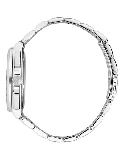 Velocita Chrono Dial Stainless Steel Strap Watch 43mm in Silver