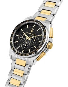 Velocita Chrono Dial Stainless Steel Strap Watch 43mm in Two Tone