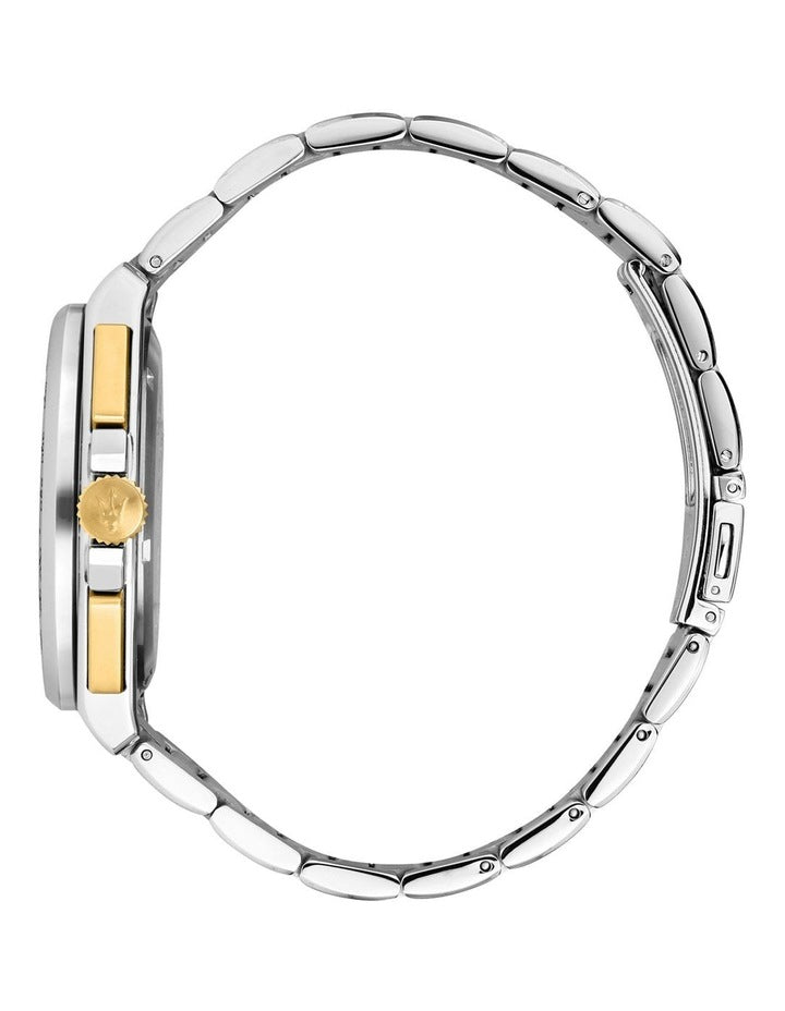 Velocita Chrono Dial Stainless Steel Strap Watch 43mm in Two Tone