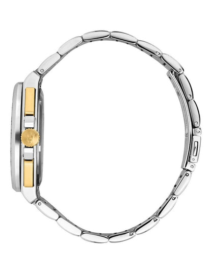 Velocita Chrono Dial Stainless Steel Strap Watch 43mm in Two Tone