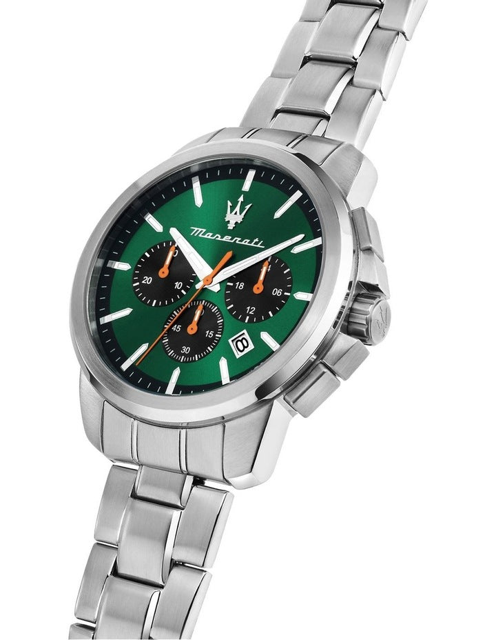 Successo Chrono Dial Stainless Steel Strap Watch 42mm in Multi