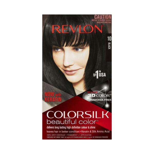 REVLON COLORSILK HAIR COLOUR BLACK 10