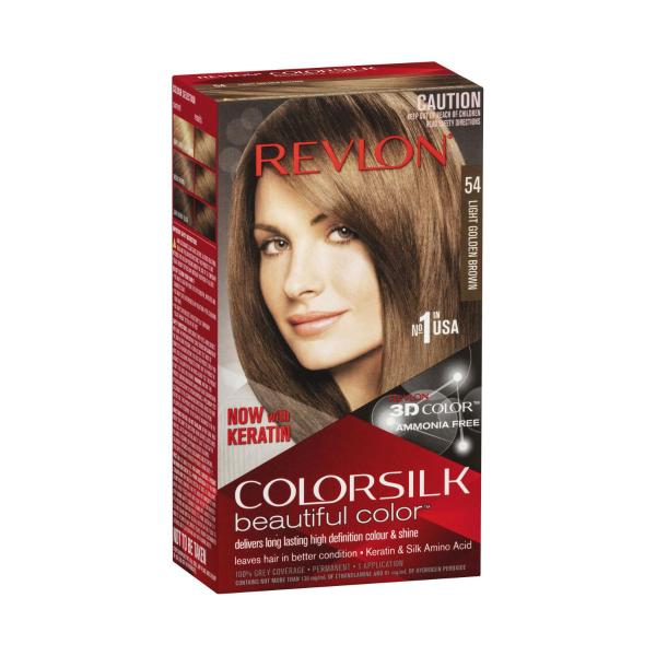 REVLON COLORSILK HAIR COLOUR LIGHT GOLD BROWN 54