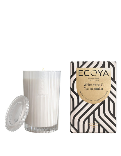 White Musk & Warm Vanilla Celebration Candle 345g