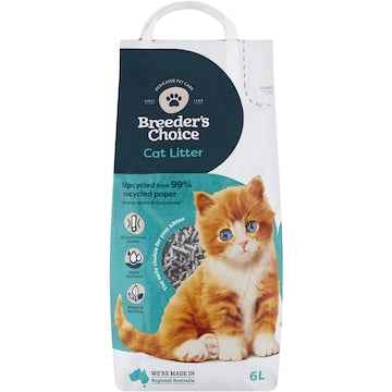 Breeders Choice Paper Cat Litter 6l