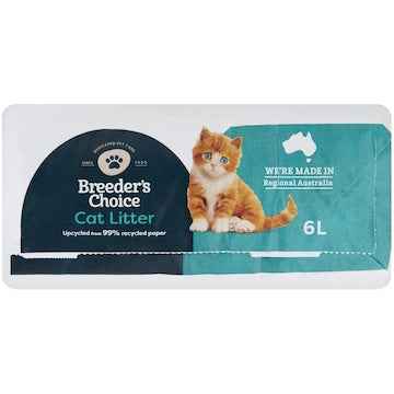 Breeders Choice Paper Cat Litter 6l