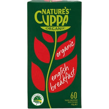 Nature's Cuppa English Breakfast Tea Bags 60 pack