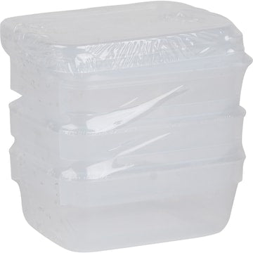 Decor Tellfresh Container Set Oblong 250mL x 3 pack