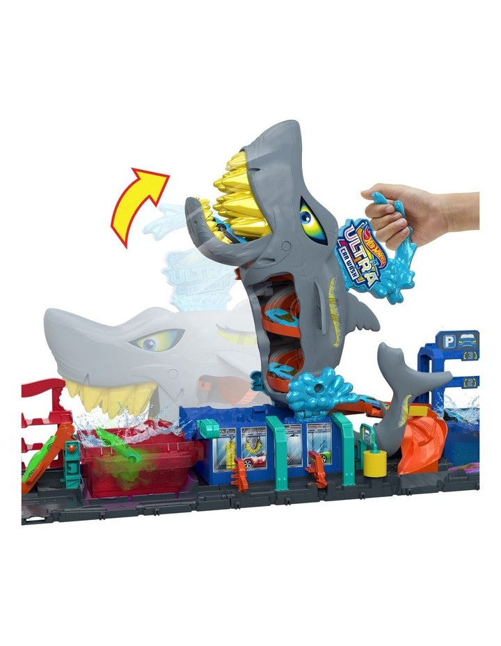City Ultra Shark Car Wash Playset