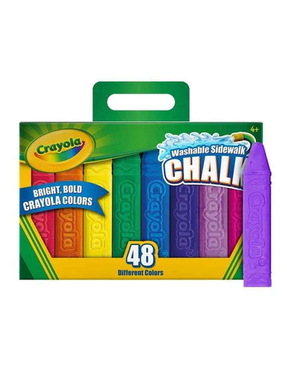 48 Count Washable Side Walk Chalk