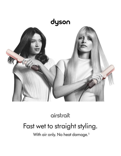 Airstrait TM Dryer And Straightener in Ceramic Pink/ Rose Gold
