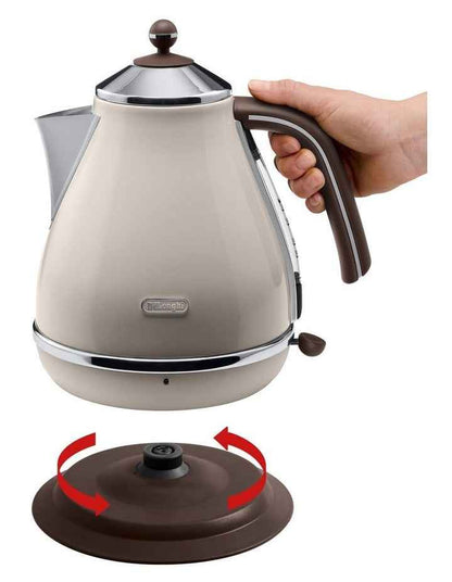 Icona Vintage Kettle KBO2001.VBG + CTO4003.VBG Breakfast Pack in Beige